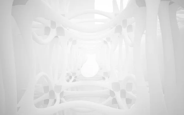 Abstract white architecture background. — Stock Photo, Image