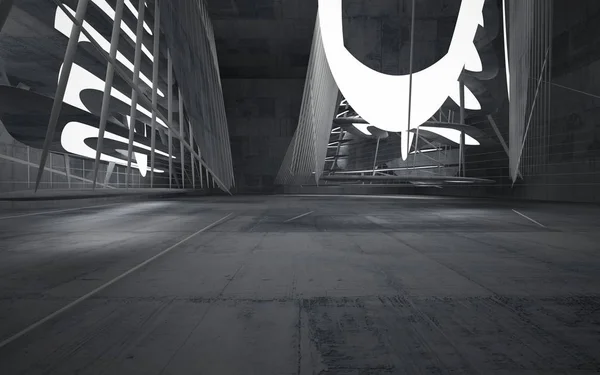 Темно-абстрактный интерьер помещения — стоковое фото