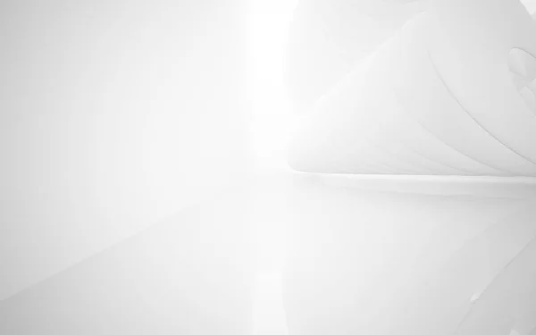 白い滑らかな抽象的な建築の背景 — ストック写真