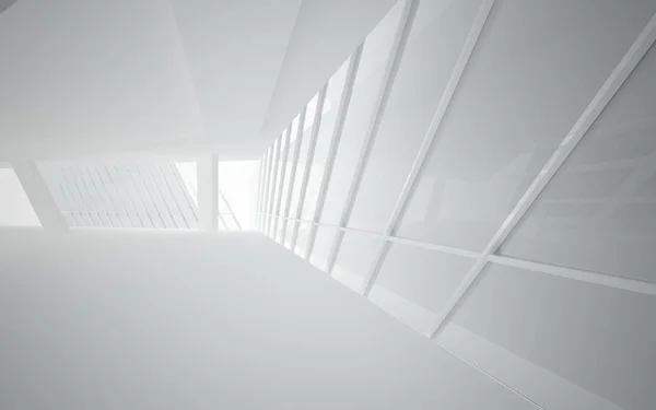 Abstract smooth white interior — Stock Photo, Image