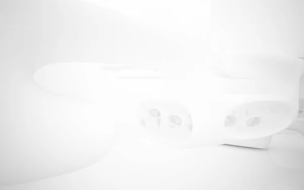 白の抽象的な建築の背景 — ストック写真