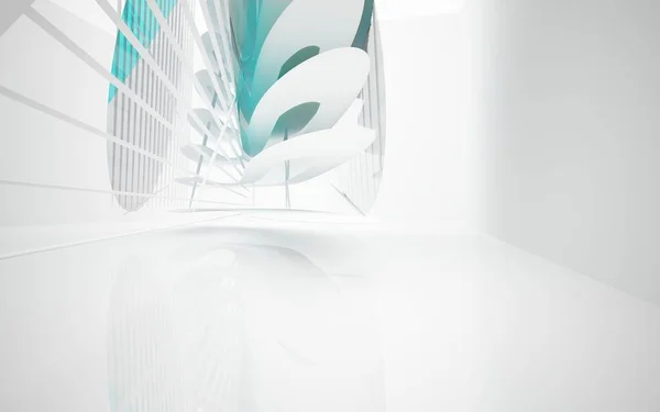 Abstract architectural interior — Stock Photo, Image
