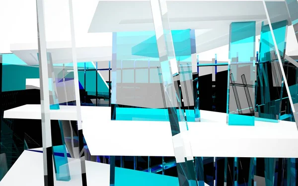 Interior dinámico abstracto — Foto de Stock