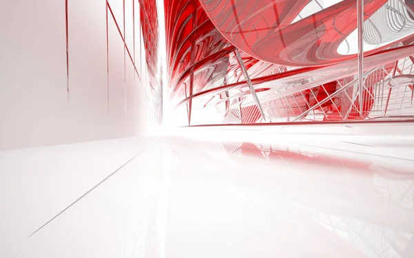 Abstract dynamic interior — Stock Photo, Image