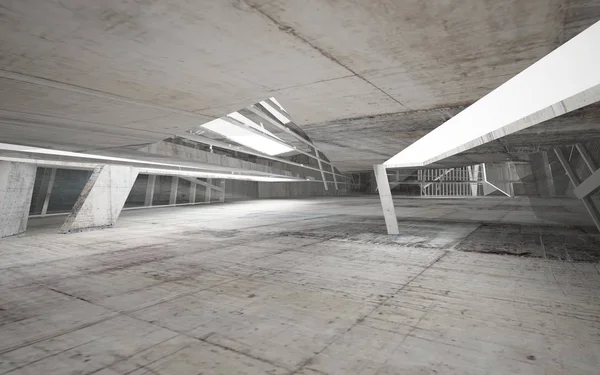 Абстрактний бетонний інтер'єр кімнати Ліцензійні Стокові Зображення
