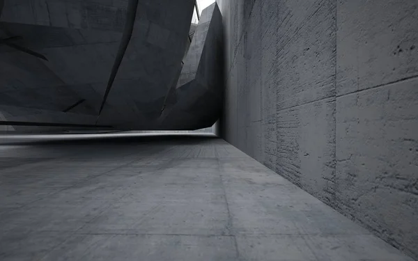 Empty dark abstract  concrete room — Stock Photo, Image