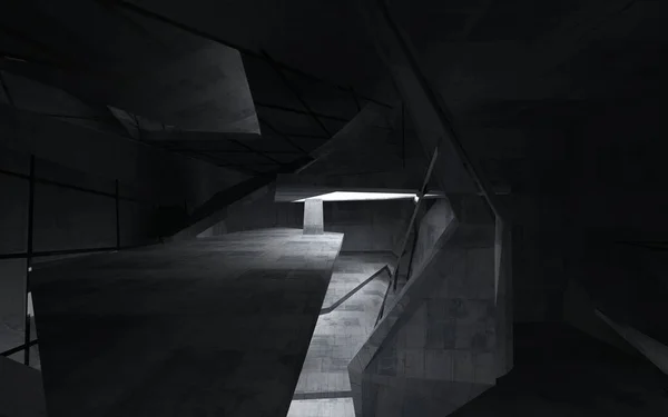 Empty dark abstract  concrete room — Stock Photo, Image