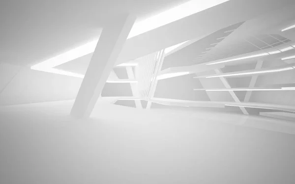Bílé hladké pozadí abstraktní architektonické — Stock fotografie