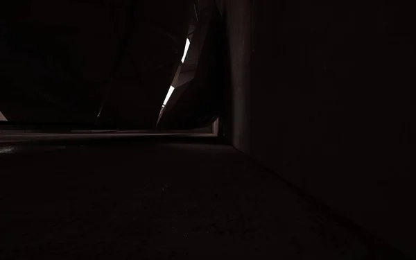 Leerer dunkel abstrakter brauner Betonraum — Stockfoto