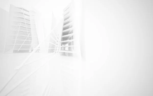 Abstract white interior — Stock Photo, Image