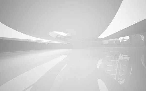 Abstract white interior — Stock Photo, Image