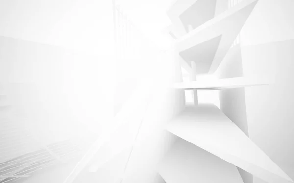 Abstract white interior — Stock Photo, Image