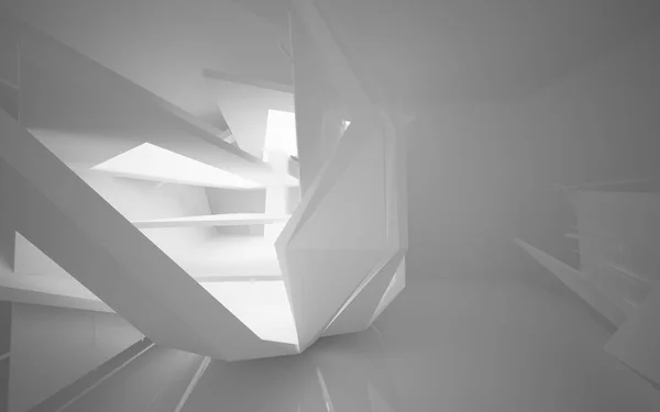 Intérieur du futur avec éclairage au néon — Photo