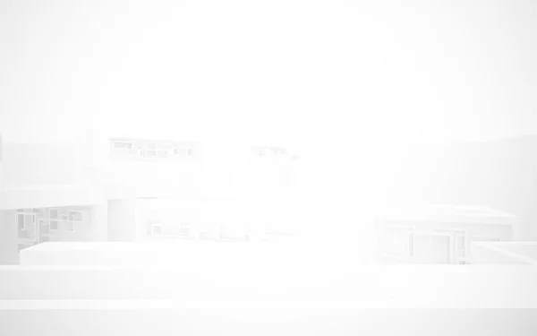 Abstract white interior of the future — Stock Photo, Image