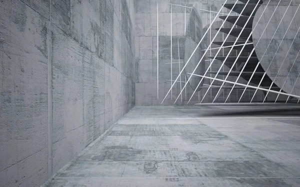 Astratto interno stanza di cemento — Foto Stock