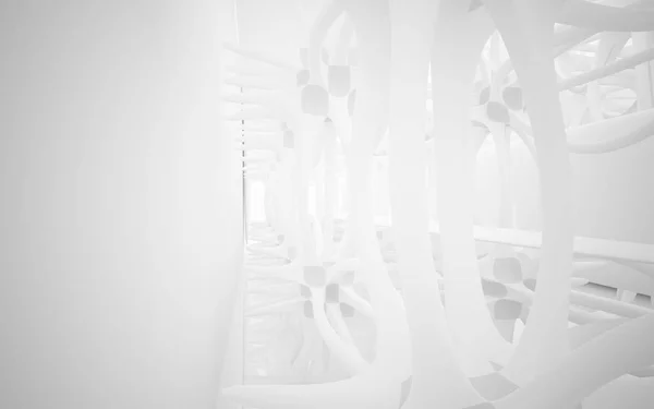 Abstract white architecture background. — Stock Photo, Image