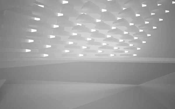 Lege witte abstracte ruimte interieur — Stockfoto