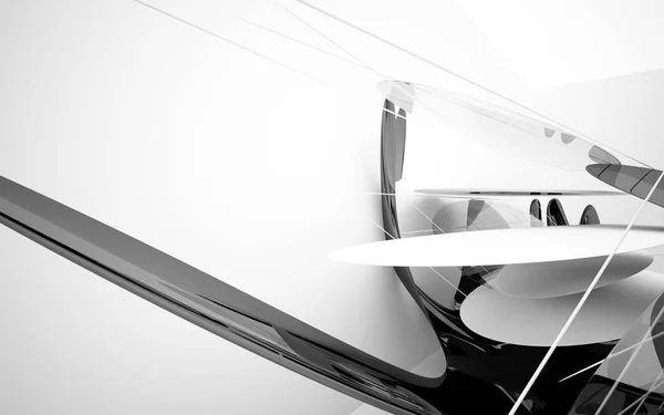 Abstrait intérieur blanc — Photo