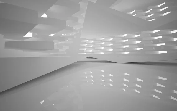 Пустой белый абстрактный интерьер — стоковое фото
