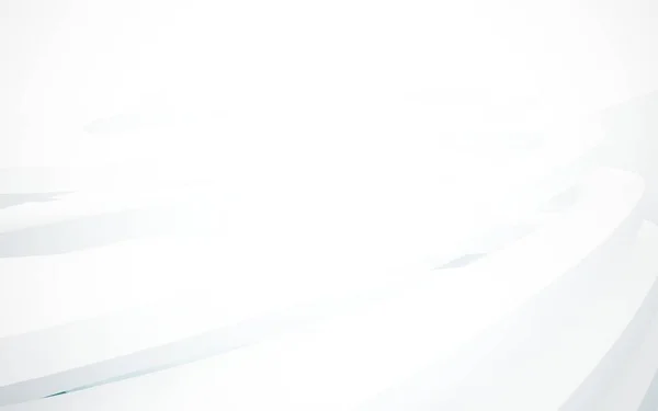 Interior branco dinâmico — Fotografia de Stock