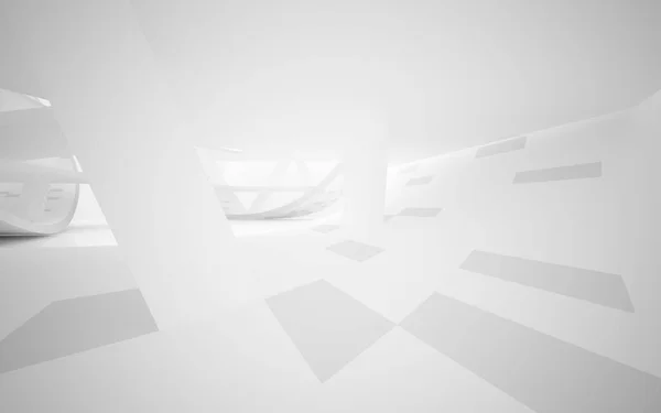 Abstract white interior — Stock Photo, Image