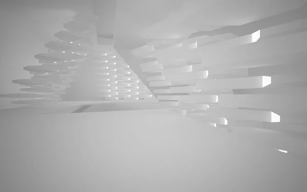 空白の抽象的な部屋のインテリア — ストック写真