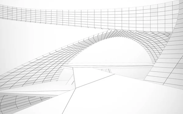 白色光滑的抽象建筑背景 — 图库照片