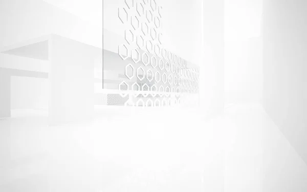 Abstrakte konkrete Raumgestaltung — Stockfoto