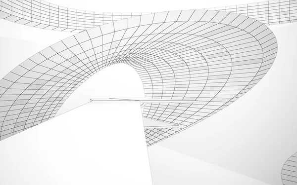 Fondo arquitectónico abstracto liso blanco —  Fotos de Stock