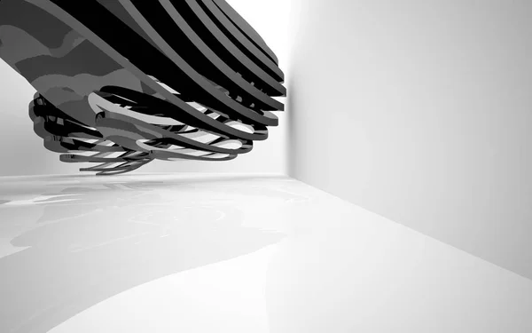 Beyaz içi siyah pürüzsüz nesneleri — Stok fotoğraf