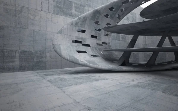 Порожній абстрактний бетонний гладкий інтер'єр — стокове фото