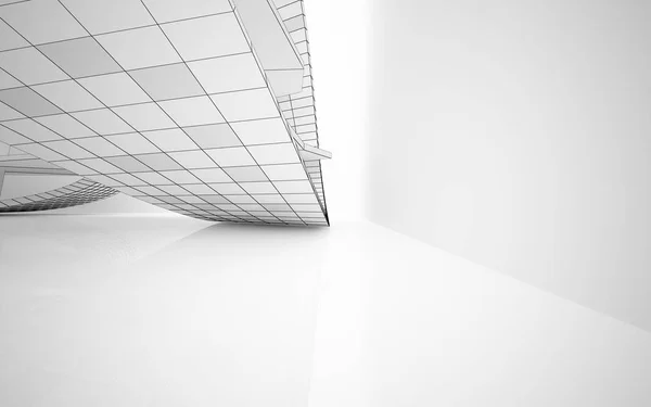 Branco suave fundo arquitetônico abstrato — Fotografia de Stock