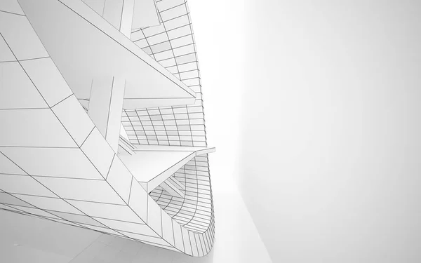 흰색 부드러운 추상적인 건축 배경 — 스톡 사진