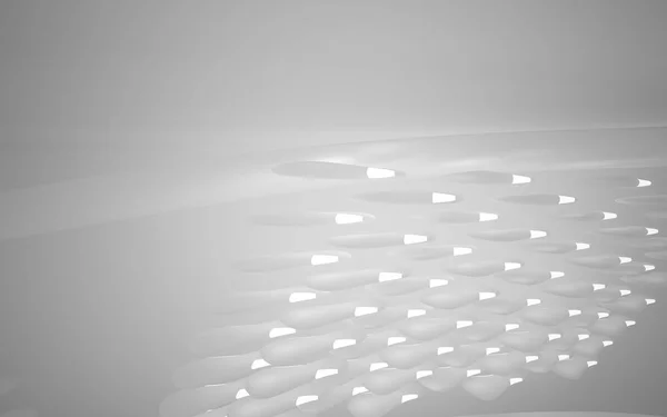 Abstract smooth white interior of the future — Stock Photo, Image