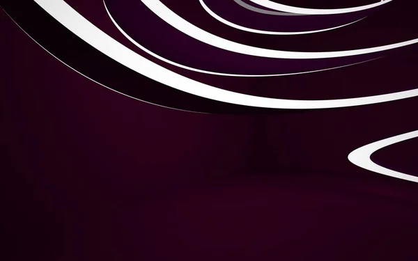 Abstract purple interior with glowing white lines — Stock Photo, Image