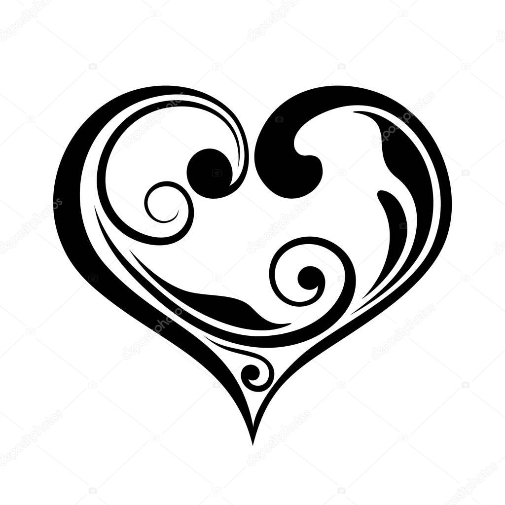Free Free Heart Svg Black And White 620 SVG PNG EPS DXF File