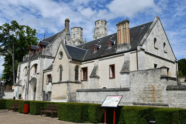 Jumieges, Franciaország - 22 2016. június: Saint Pierre abbey — Stock Fotó