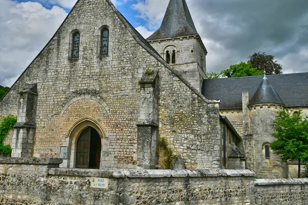 Saint Wandrille Rancon, France - june 22 2016 : Saint Michel chu — Stock Photo, Image