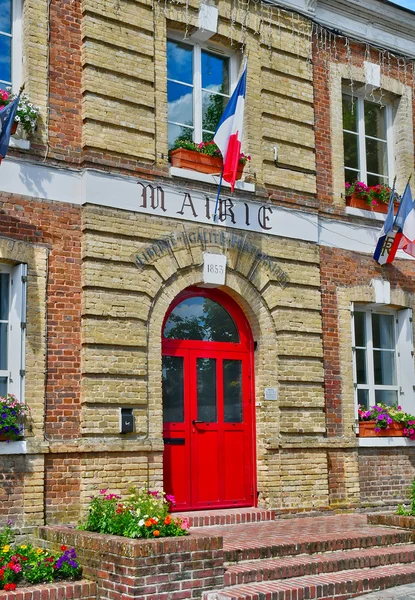 Jumieges, France - june 22 2016 : city hall — Stock Photo, Image