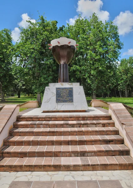 Guadalupa, Petit Canal, Francia - 10 maggio 2010: monumento degli schiavi — Foto Stock