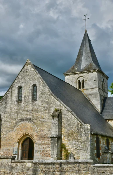 Saint Wandrille Rancon, França - 22 de junho de 2016: Saint Michel chu — Fotografia de Stock