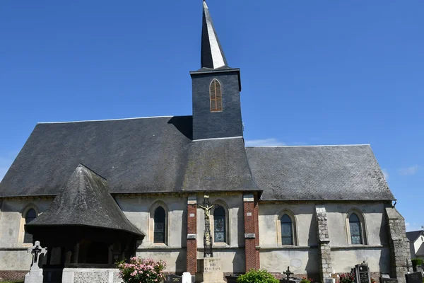 Bosc bordel, franz - juni 23 2016: kirche des heiligen jean baptiste — Stockfoto