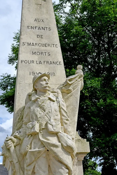 Sainte Marguerite sur Duclair, France - 22 juin 2016 : Mémorial de guerre — Photo