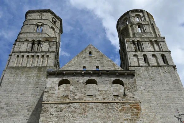 Jumieges, França - 22 de junho de 2016: Abadia de São Pedro — Fotografia de Stock