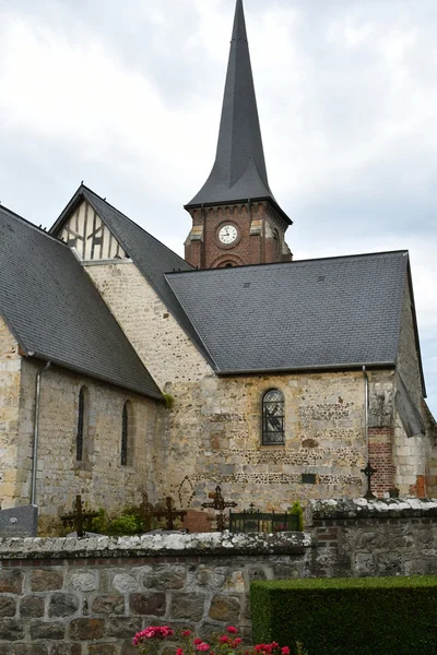 Vascoeuil, France - June 23 2016: Saint Martial church — стоковое фото