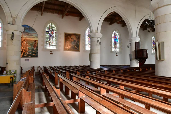 Sainte Marie de Re, Francia - 25 de septiembre de 2016: Notre Dame chur — Foto de Stock