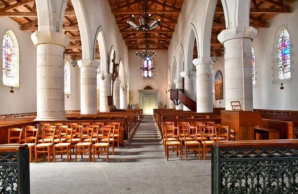 Sainte Marie de Re, Francia - 25 settembre 2016: Notre Dame chur — Foto Stock