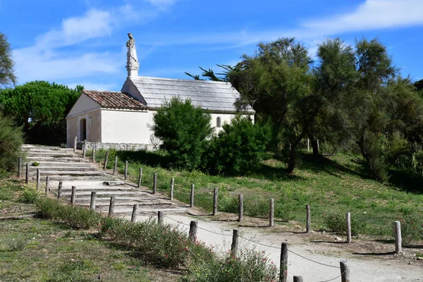 Les Portes en Re, Francia - 26 de septiembre de 2016: Capilla Redoute —  Fotos de Stock