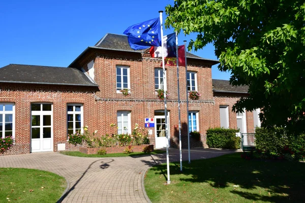 Perruel, France - october 4 2016 : city hall — Stock Photo, Image