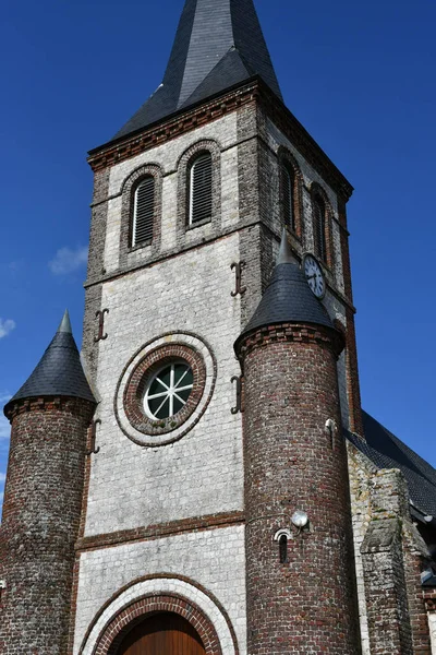 Betteville, France - june 22 2016 : Saint Ouen church — Stock Photo, Image